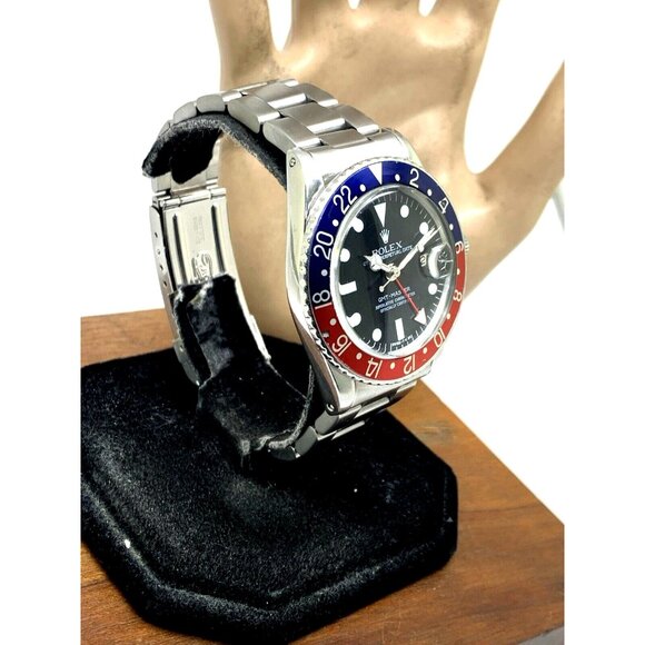 Rolex Men's Watch 1675 GMT Master Automatic Vintage 1968 Black Dial Pepsi Bezel - Picture 15 of 15